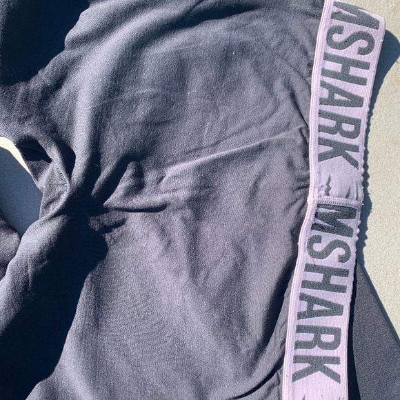 Grey XS Gym Shark Leggings - Picture 3 of 5